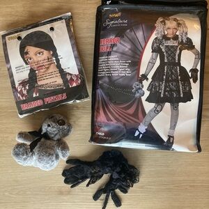 Spirit Signature Collection Black and White Horror Doll Costume